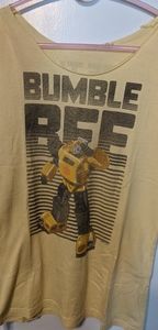 ✨BUNDLE 3+ tanks for $5 each!! Transformers Bumblebee cutoff tank